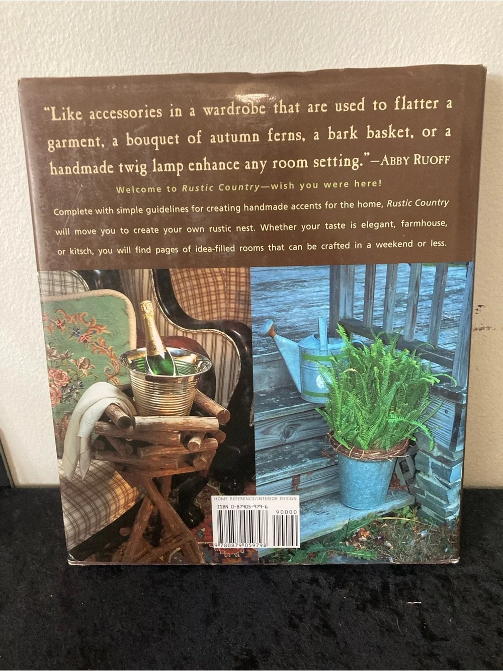 Rustic Country Coffee Table Craft Book Handmade Accents for the Home